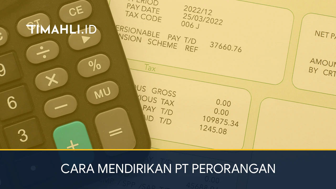 Cara Mendirikan PT Perorangan