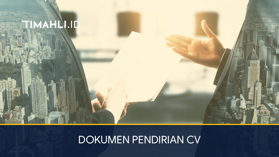 Dokumen pendirian CV